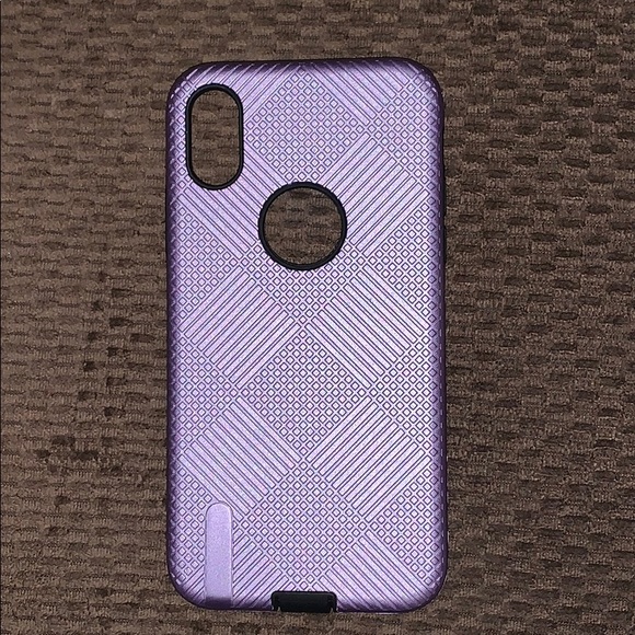 Lilac Diamond IPhone X Case - Picture 1 of 2